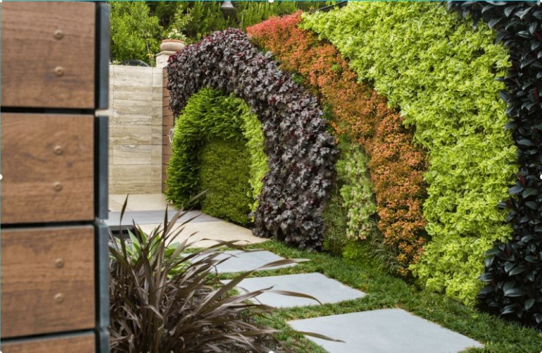all weather outdoor artificial vertical garden